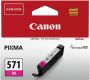 Canon inktcartridge CLI-571M 345 pagina&apos;s OEM 0387C001 magenta - Thumbnail 1