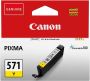 Canon inktcartridge CLI-571Y 173 foto&apos;s OEM 0388C001 geel - Thumbnail 1