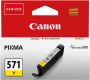 Canon inktcartridge CLI-571Y 345 pagina&apos;s OEM 0388C001 geel - Thumbnail 1