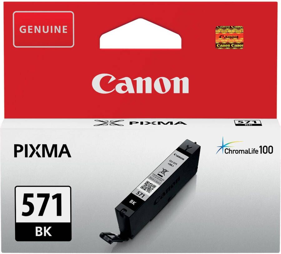 Canon inktcartridge CLI-571Z 398 foto&apos;s OEM 0385C001 zwart