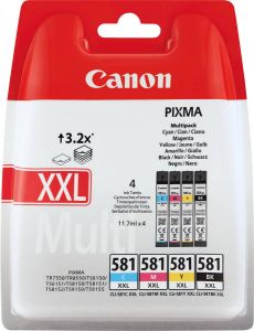 Canon inktcartridge CLI-581 XXL 282 858 foto&apos;s OEM 1998C005 4 kleuren