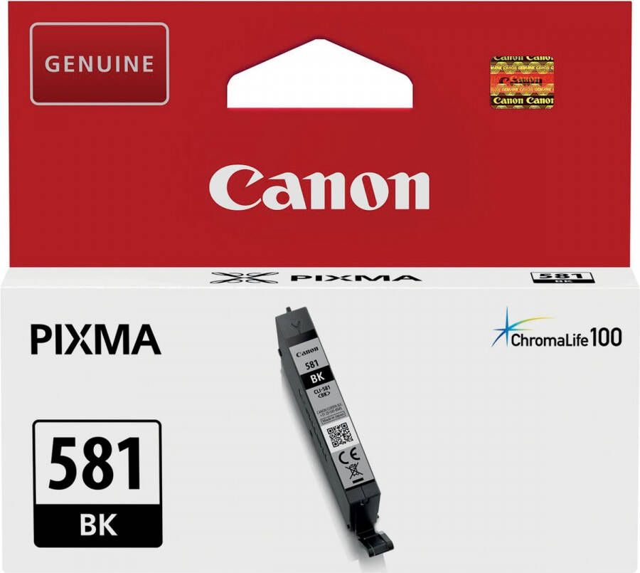 Canon inktcartridge CLI-581BK 200 pagina&apos;s OEM 2106C001 zwart