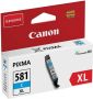 Canon inktcartridge CLI-581C XL 519 pagina&apos;s OEM 2049C001 cyaan - Thumbnail 1