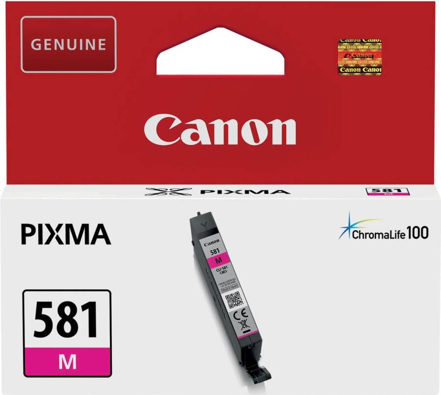 Canon inktcartridge CLI-581M 237 foto&apos;s OEM 2104C001 magenta