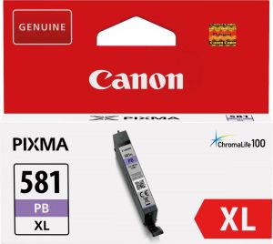Canon inktcartridge CLI-581PB XL 505 foto&apos;s OEM 2053C001 photo blue