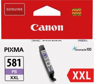 Canon inktcartridge CLI-581PB XXL 795 foto&apos;s OEM 1999C001 photo blue
