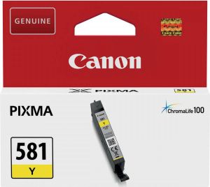 Canon inktcartridge CLI-581Y 259 pagina&apos;s OEM 2105C001 geel