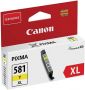Canon inktcartridge CLI-581Y XL 519 pagina&apos;s OEM 2051C001 geel - Thumbnail 1