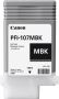 Canon PFI 107MBK inktcartridge matzwart standard capacity 130ml 1 pack - Thumbnail 1