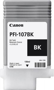 Canon PFI 107BK inktcartridge zwart standard capacity 130ml 1 pack