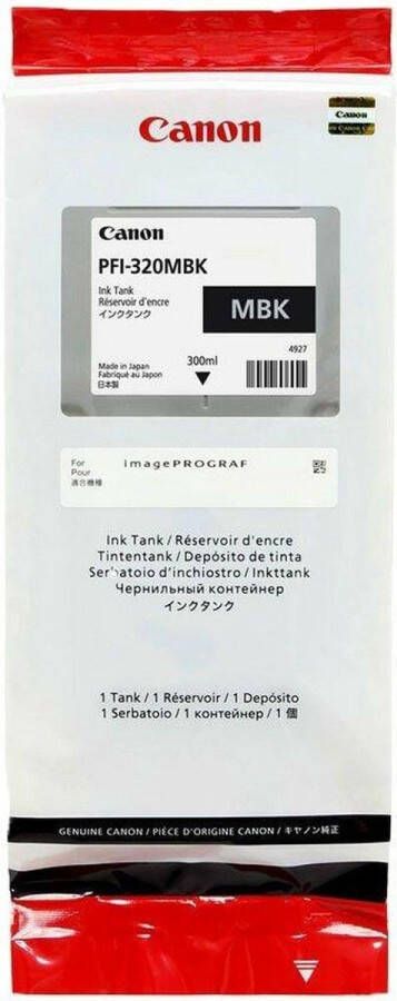 Canon inktcartridge PFI-320 300 ml OEM 2889C001 mat zwart