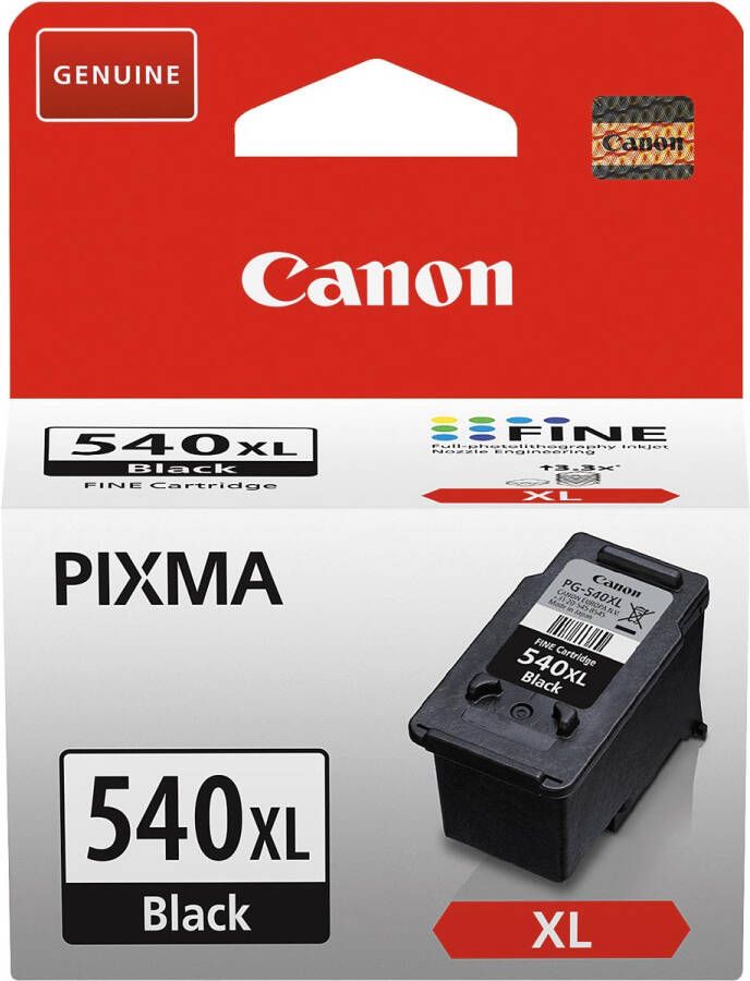 Canon inktcartridge PG-540XL EUR 600 pagina&apos;s OEM 5222B001 zwart
