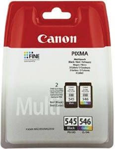 Canon inktcartridge PG-545 CL-546 180 pagina&apos;s OEM 8287B006 4 kleuren