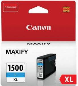 Canon inktcartridge PGI-1500XL 1.020 pagina&apos;s OEM 9193B001 cyaan