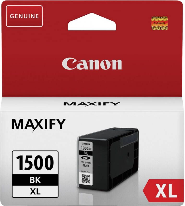 Canon inktcartridge PGI-1500XL 1.200 pagina&apos;s OEM 9182B001 zwart