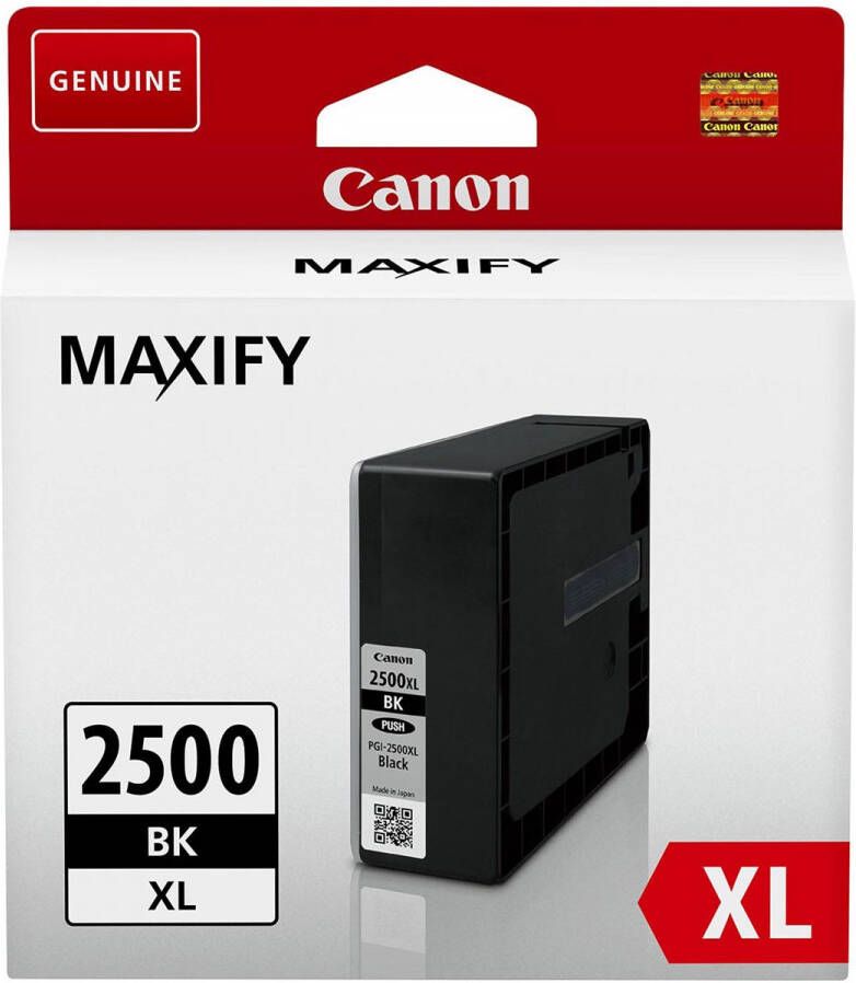 Canon inktcartridge PGI-2500XL 2.500 pagina&apos;s OEM 9254B001 zwart