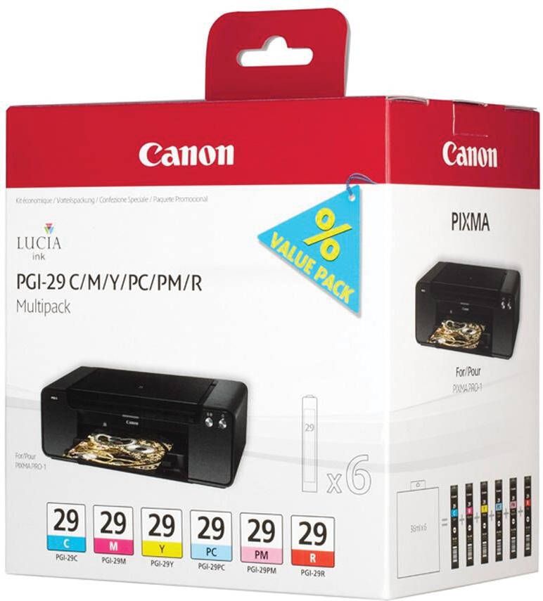 Canon inktcartridge PGI-29 724 pagina&apos;s OEM 4873B005 6 kleuren