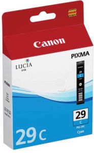 Canon inktcartridge PGI 29C 1.940 pagina&apos s OEM 4873B001 cyaan