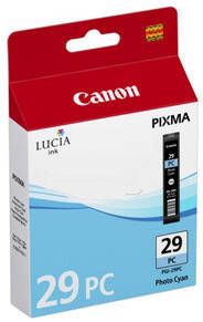 Canon inktcartridge PGI 29PC 400 pagina&apos s OEM 4876B001 licht cyaan