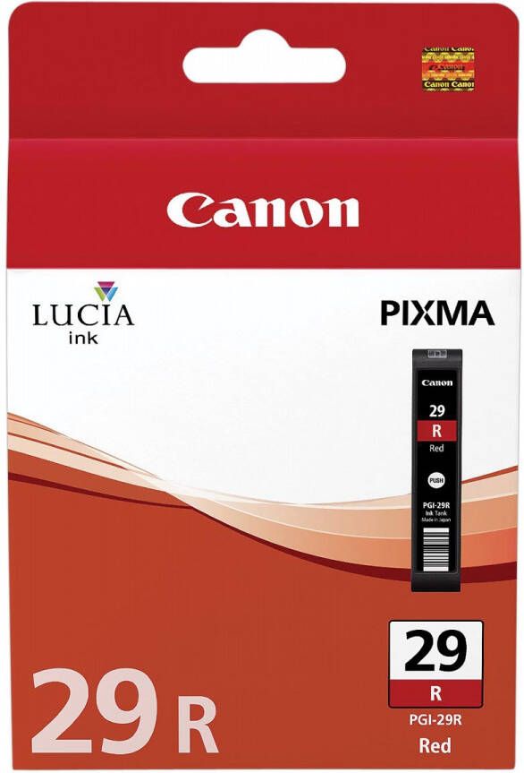Canon inktcartridge PGI 29R 2.370 pagina&apos s OEM 4878B001 rood
