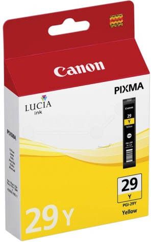 Canon inktcartridge PGI 29Y 1420 pagina&apos s OEM 4875B001 geel