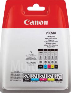 Canon inktcartridge PGI-570GBK 1.105 780 pagina&apos;s OEM 0372C004 4 kleuren