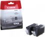 Canon PGI-5BK inktcartridge zwart standard capacity 2-pack blister met alarm - Thumbnail 1