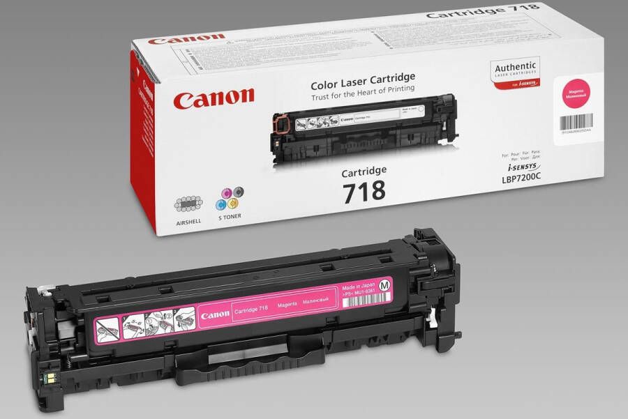 Canon toner 718 2.900 pagina&apos;s OEM 2660B002 magenta