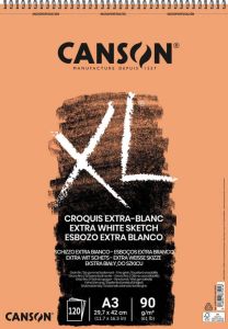Canson schetsblok XL Extra White ft 29 7 x 42 cm (A3)