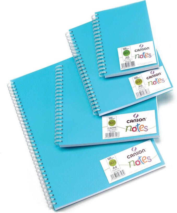 Canson schetsboek Notes ft A4 blauw
