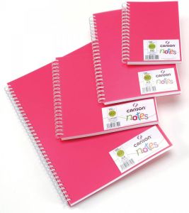 Canson schetsboek Notes ft A6 roze