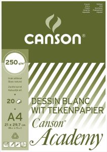 Canson Tekenblok Academy ft 21 x 29 7 cm (A4)