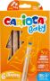 Carioca kleurpotlood Baby 3-in-1 geassorteerde kleuren 6 stuks in een kartonnen etui - Thumbnail 1