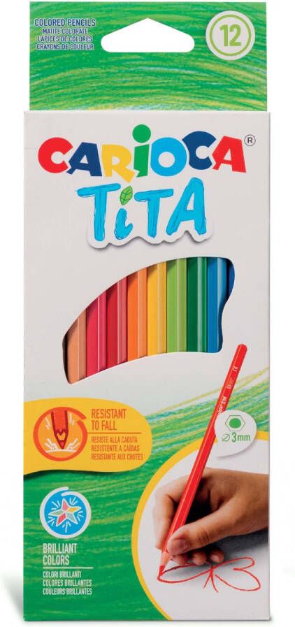 Carioca kleurpotlood Tita 12 stuks in een kartonnen etui