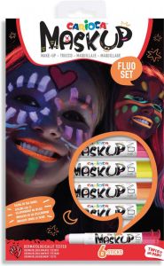 Carioca maquillagestiften Mask Up Neon doos met 6 stiften
