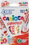 Carioca stempelstift Stamperello doos van 6 stuks in geassorteerde kleuren - Thumbnail 2