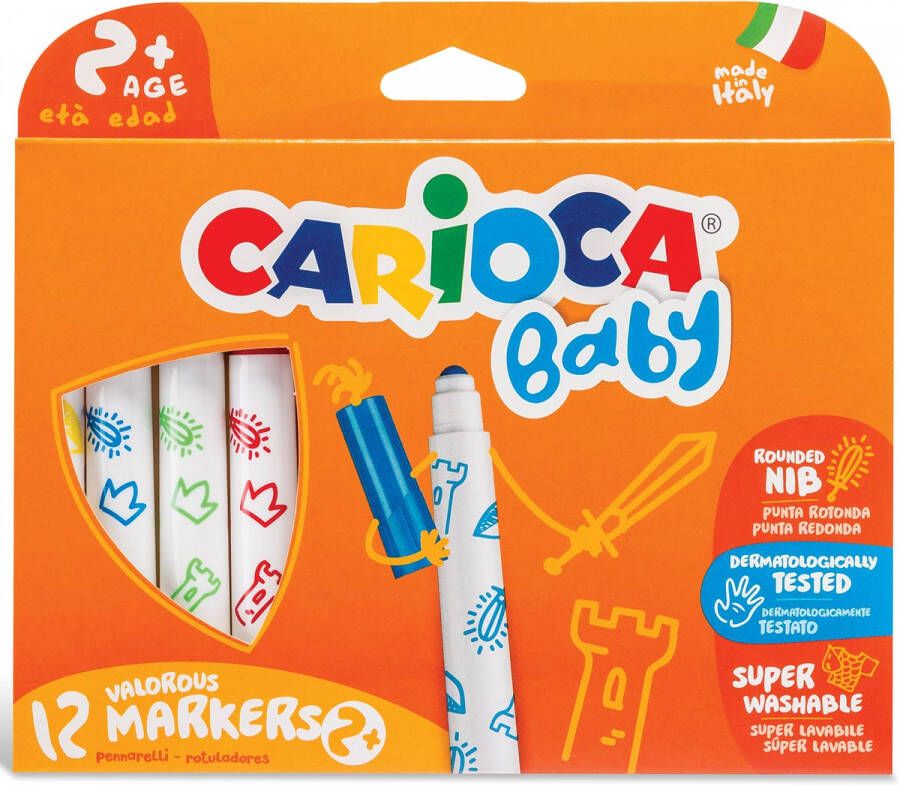 Carioca viltstifen Baby kartonnen etui met 12 stuks