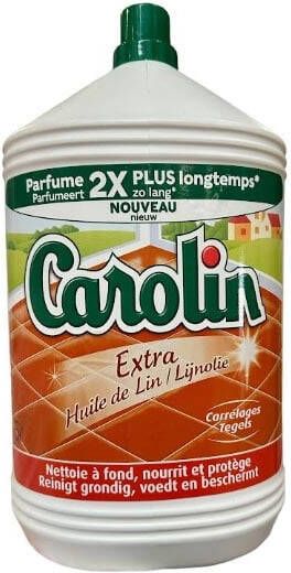 Carolin vloerreiniger extra lijnolie fles van 5 l