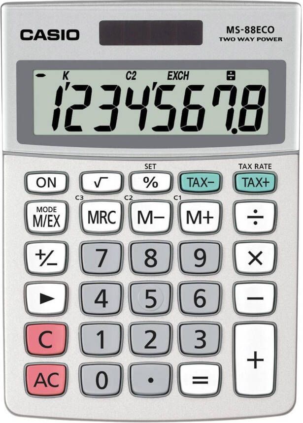 Casio bureaurekenmachine MS-88 ECO