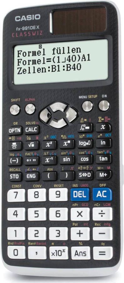 Casio wetenschappelijke rekenmachine FX-991DECW Duitstalige versie