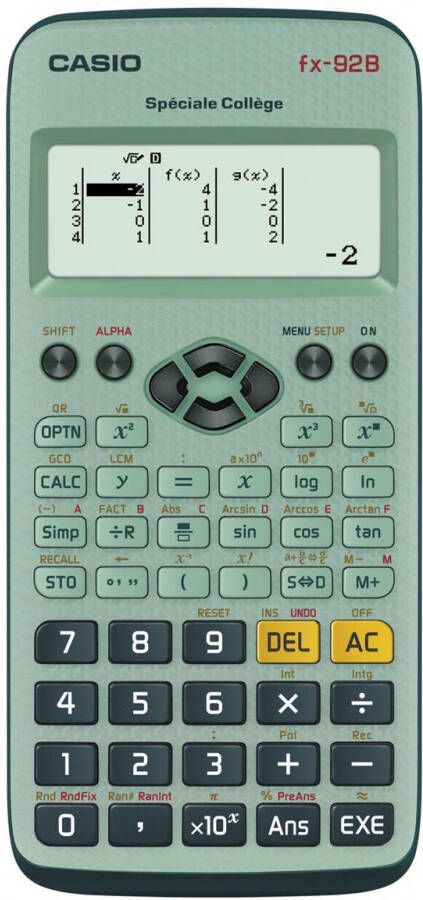 Casio wetenschappelijke rekenmachine FX92B Special College