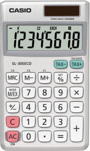 Casio zakrekenmachine SL-305 ECO
