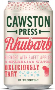 Cawston Press frisdrank Rhubarb blikje van 33 cl pak van 24