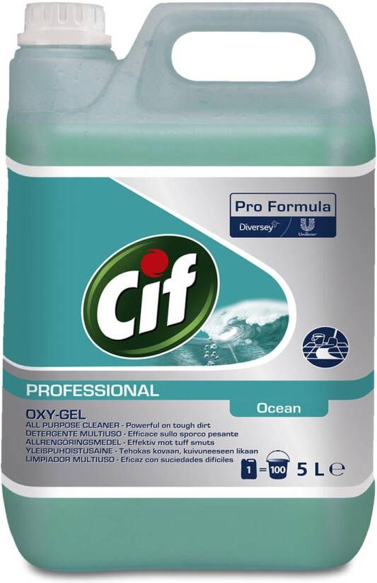 Cif allesreiniger oceaan fles van 5 liter