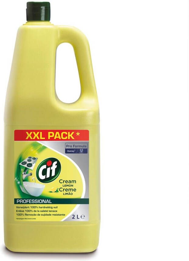 Cif schuurcrÃÂ¨me citroen flacon van 2 liter