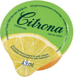 Citrona citroensap pak van 120 cups van 4 9 ml