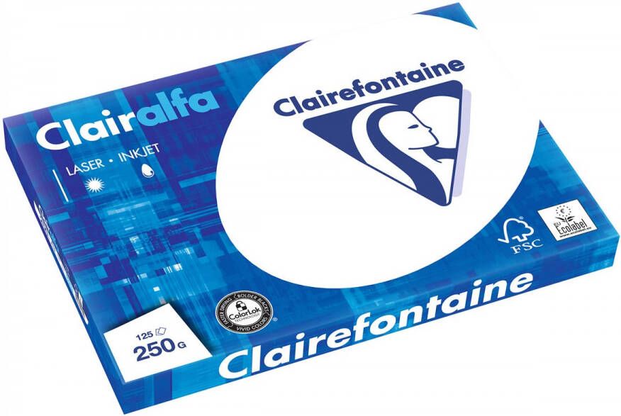 Clairalfa presentatiepapier A3, 250 g, pak van 125 vel online kopen