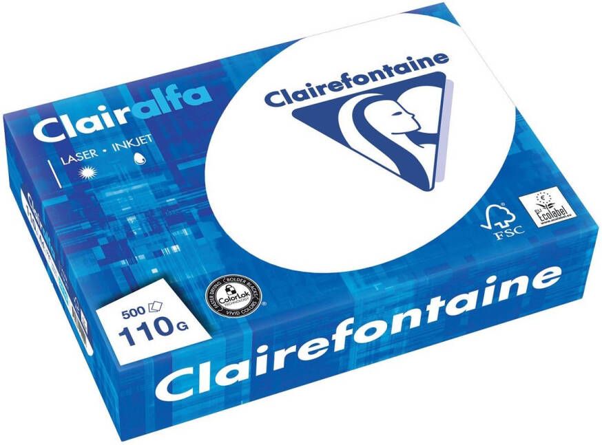Clairefontaine Clairalfa presentatiepapier A4 110 g pak van 500 vel