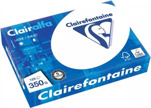 Clairefontaine Clairalfa presentatiepapier ft A4 350 g pak van 125 vel