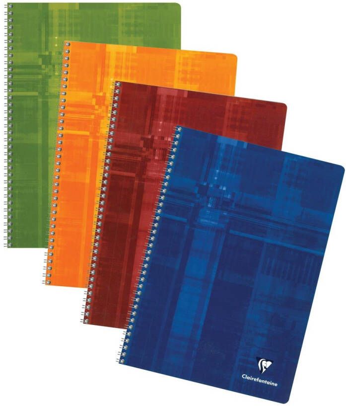 Clairefontaine schrift ft A4 100 bladzijden geruit 5 mm met kantlijn